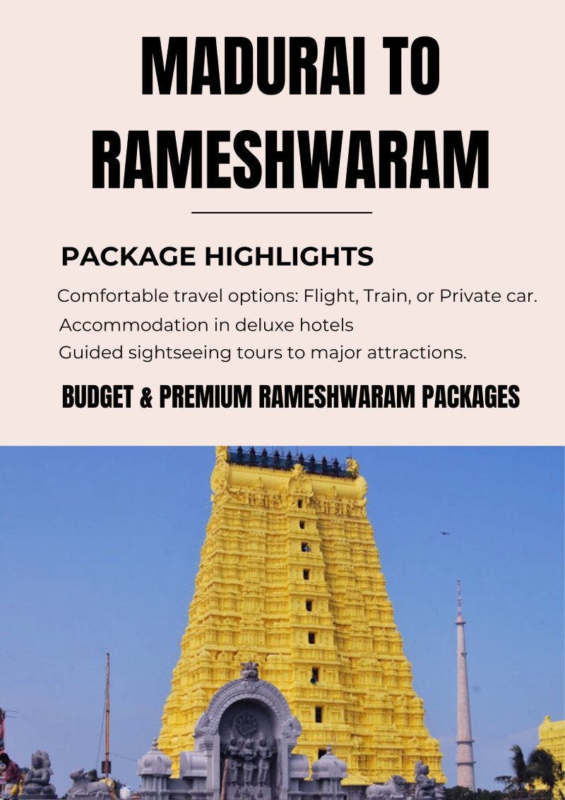 Rameshwaram, Madurai, Kanyakumari Tour from Bangalore