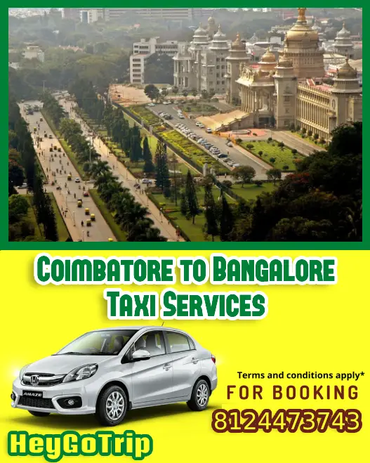 Coimbatore to Bangalore Taxi Fare