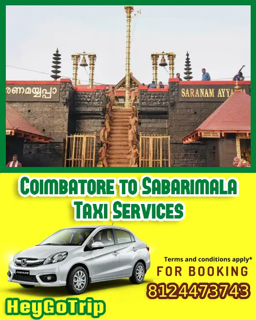 Coimbatore to Sabarimala Taxi Fare