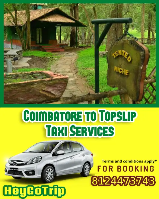 Coimbatore to Topslip Taxi Fare
