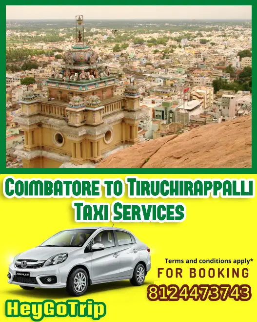 Coimbatore to Tiruchirappalli Taxi Fare
