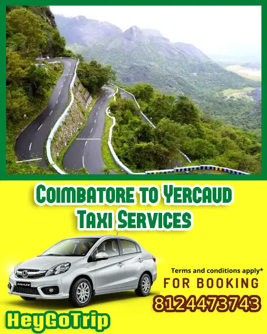 Coimbatore to Yercaud Taxi Fare