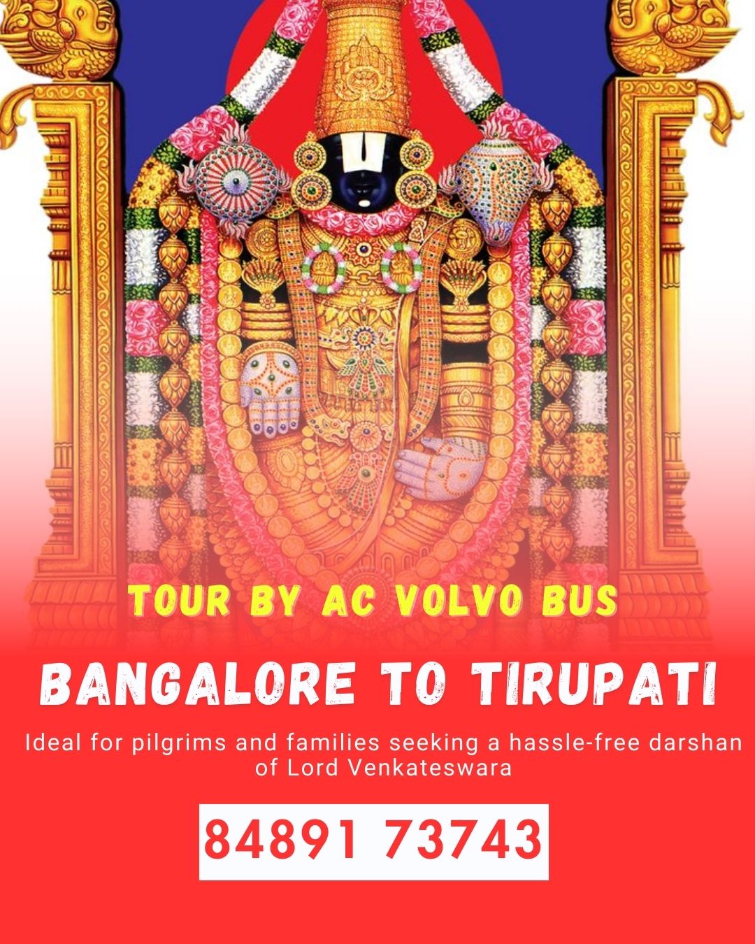 Bangalore to Tirupati Tour