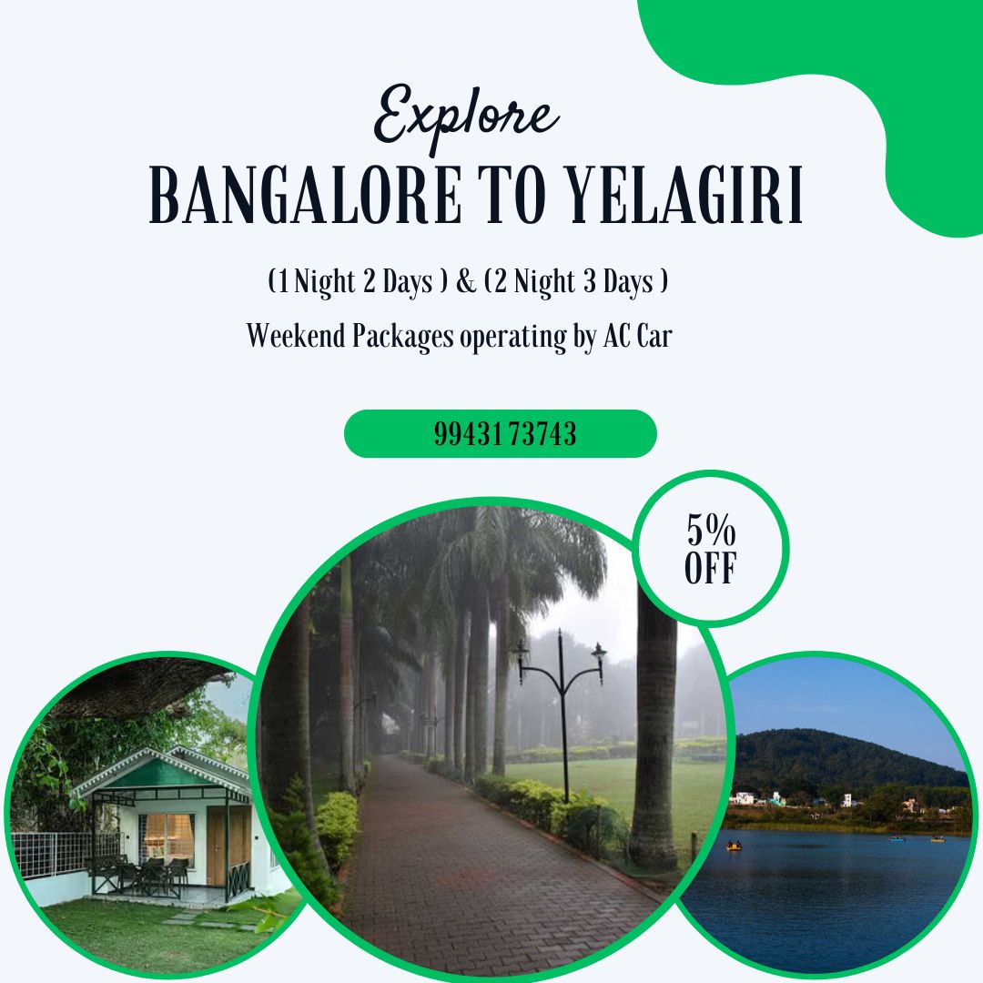 Bangalore to Yelagiri Tour Package