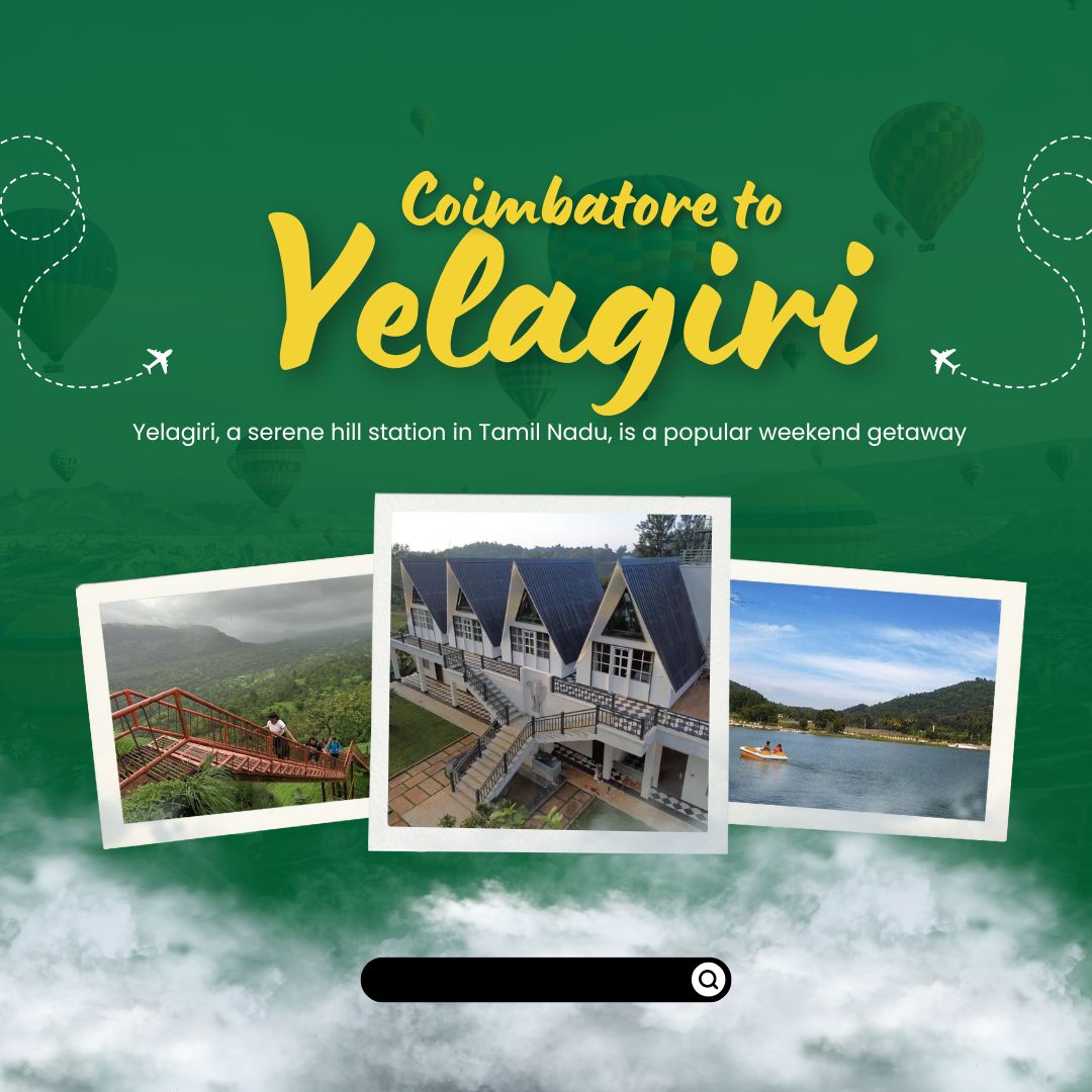Coimbatore to Yelagiri Tour Package