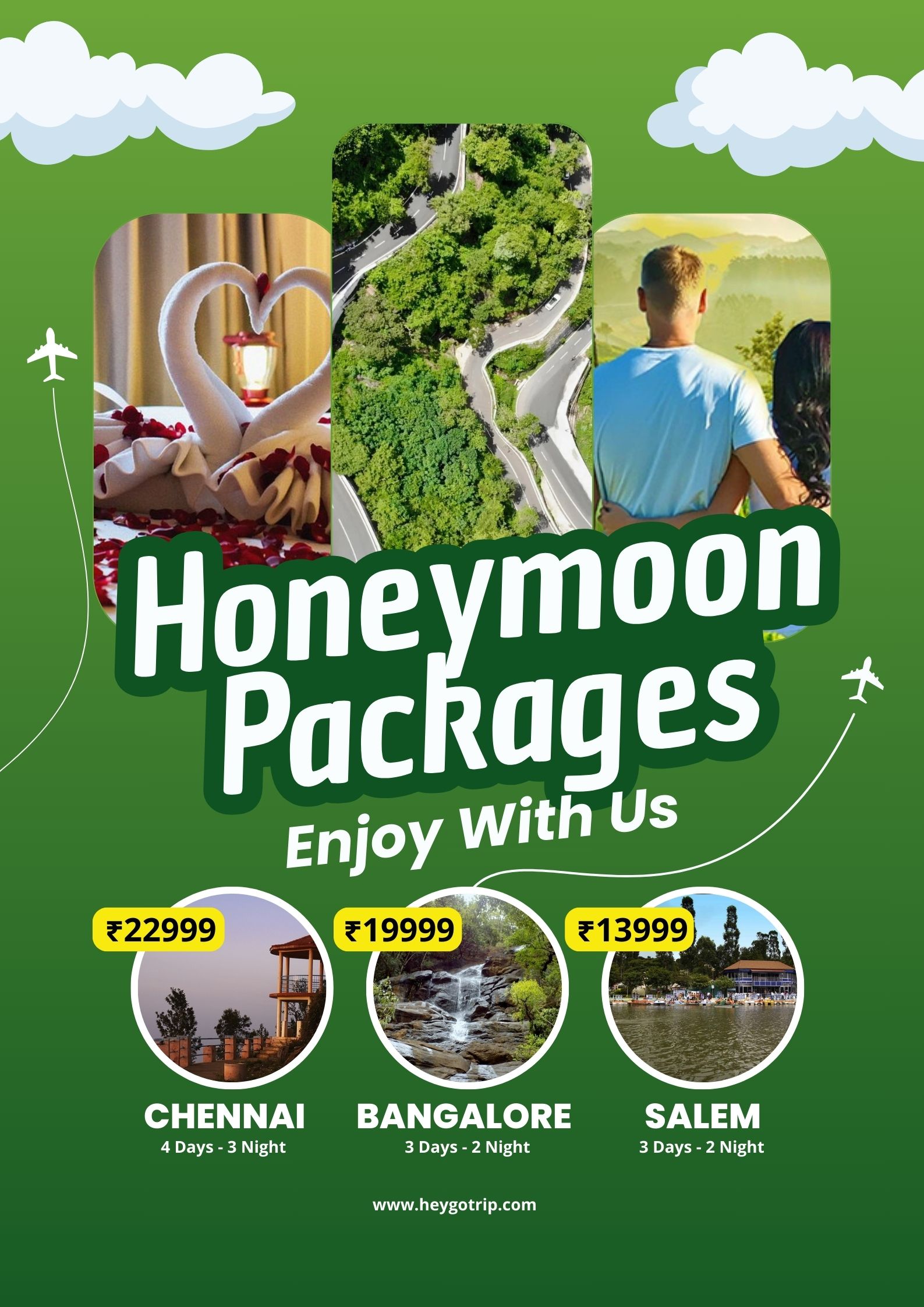 Yercaud Honeymon Packages